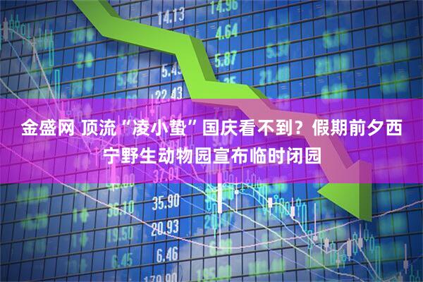 金盛网 顶流“凌小蛰”国庆看不到？假期前夕西宁野生动物园宣布临时闭园