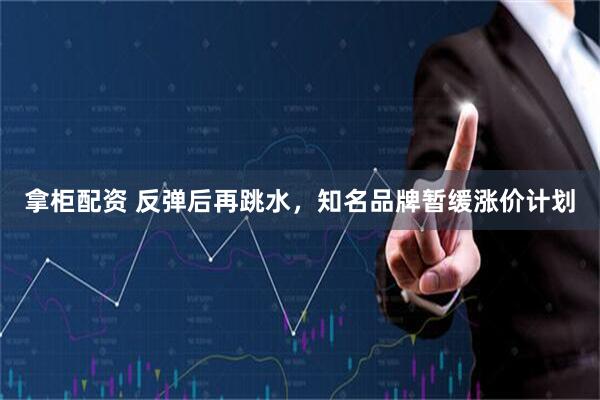 拿柜配资 反弹后再跳水，知名品牌暂缓涨价计划